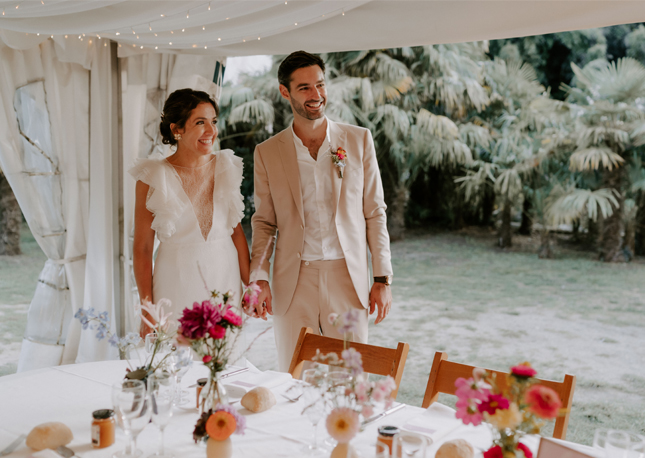 Mariage château belle époque à Linxe dans les Landes, organisé par sparkly wedding.