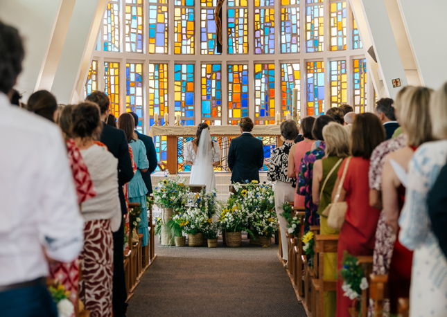 Fleurs colorées pour mariage éco-responsable au Cap-ferret